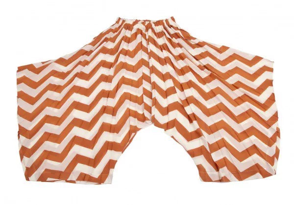 Issey Miyake Yellow Striped Trousers