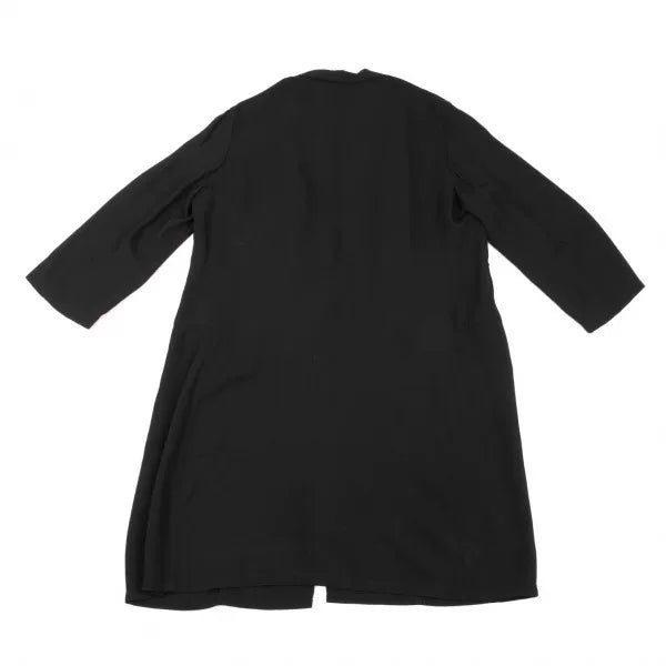 Yohji Yamamoto Black Peak-Lapel Jacket