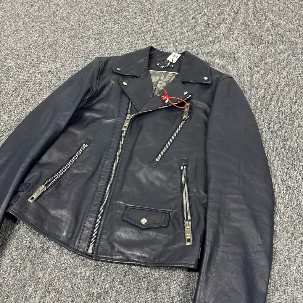 Louis Vuitton black cowhide biker jacket
