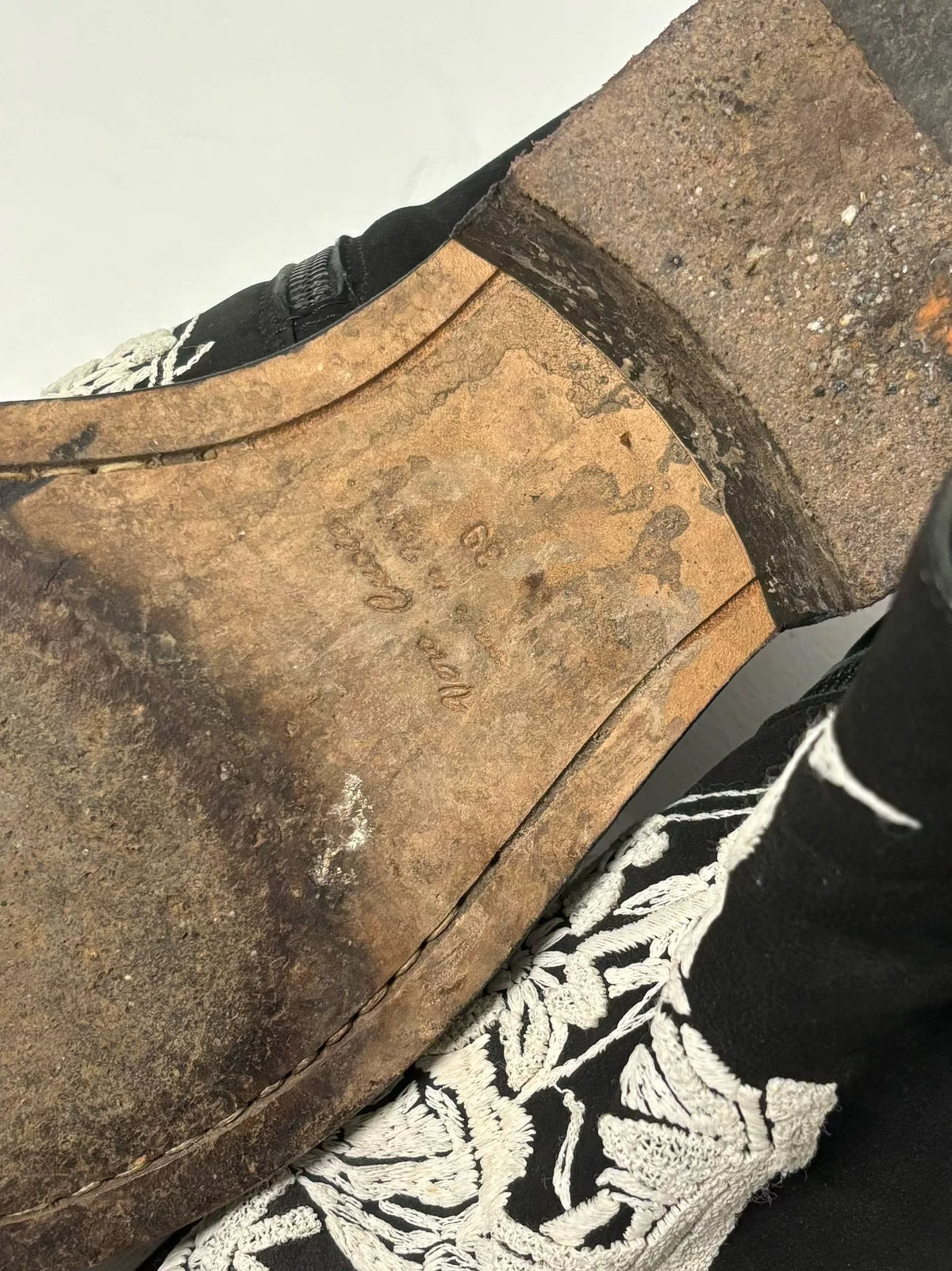 Ann Demeulemeester | S/S15 Luxurious Suede Western Boots