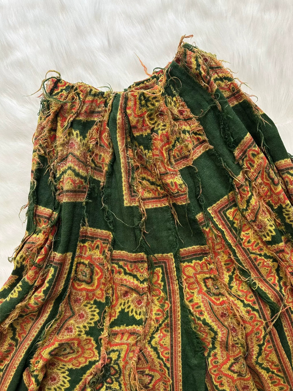 Comme Des Garcons 2003 Midi Wool Skirt