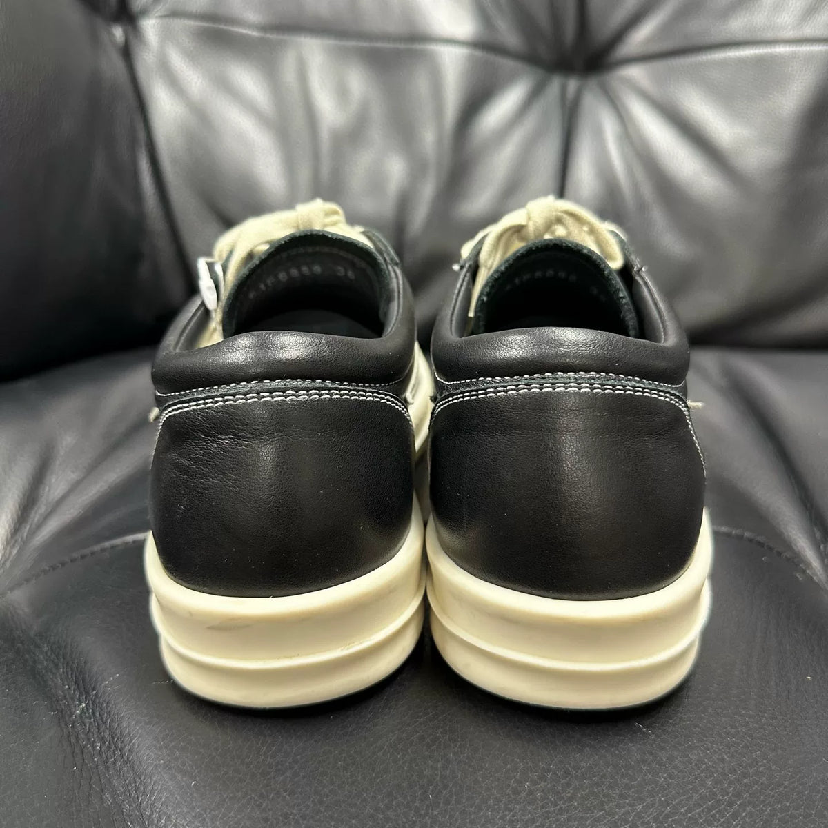 Rick Owens Leather Sneakers