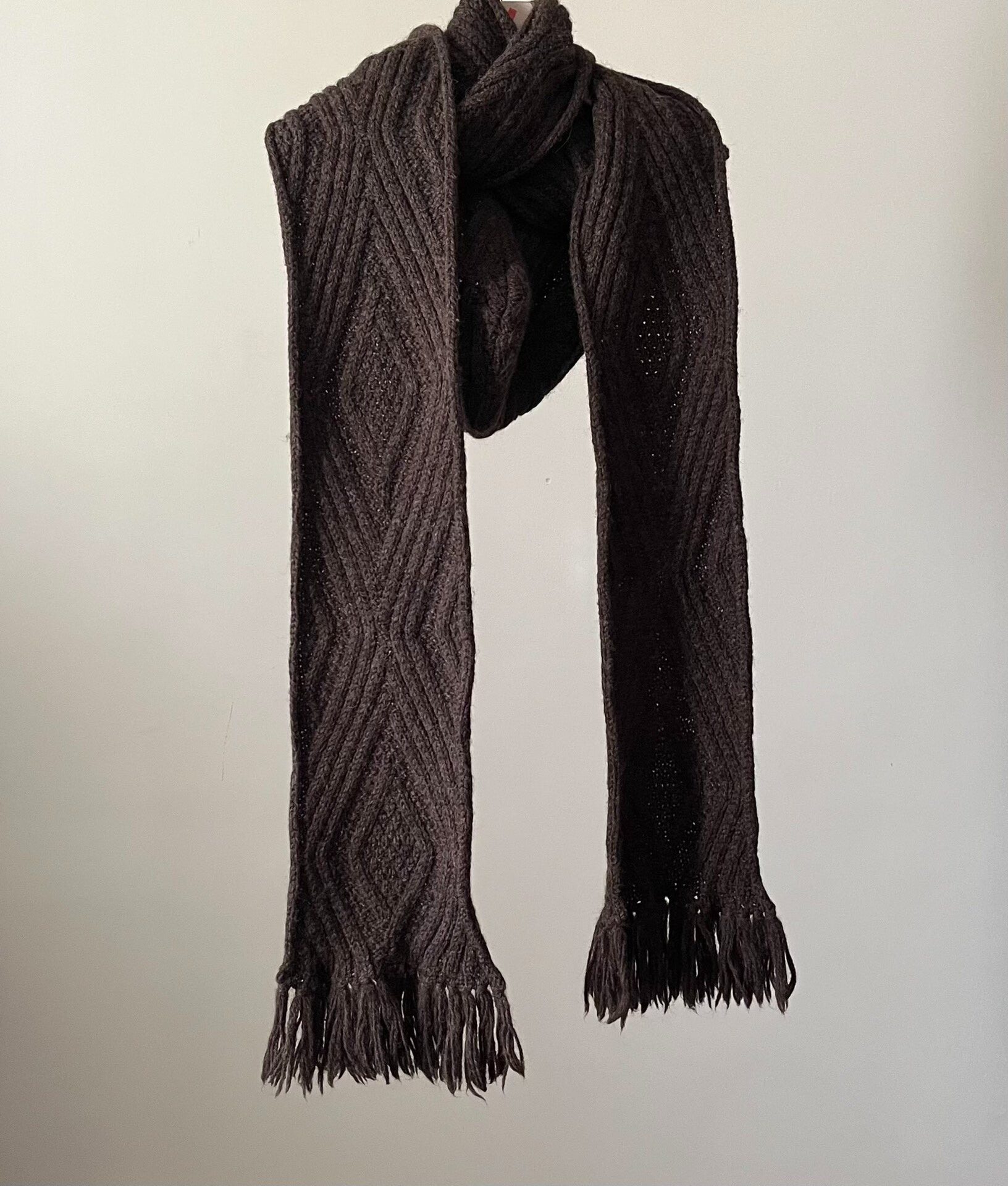Number (N)ine Number Nine 02AW Brown Scarf