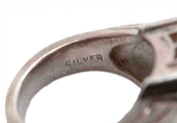 Jean Paul Gaultier Silver Square Seal Ring