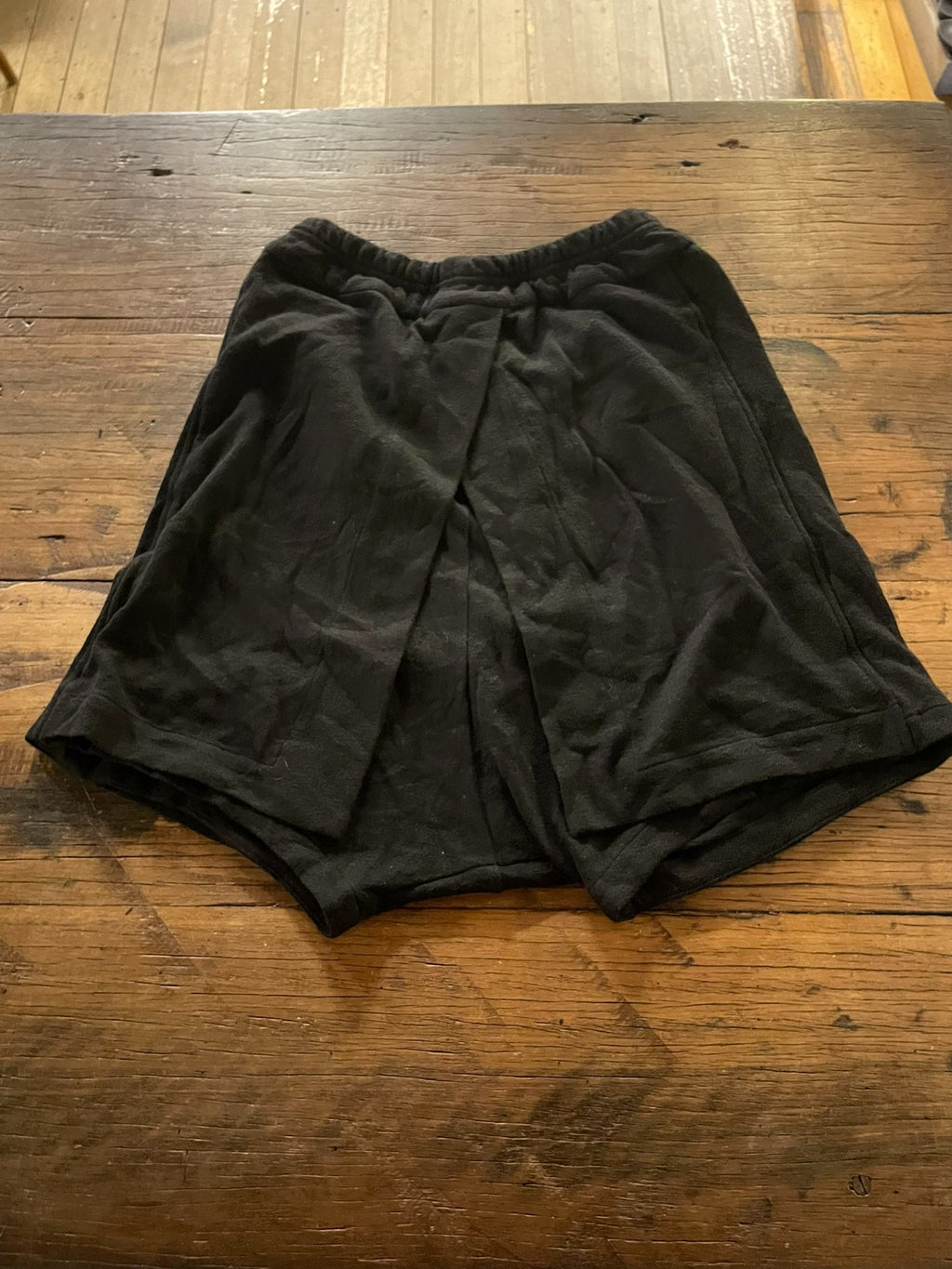 Julius AW17 Black Knives Wrap Cotton Shorts
