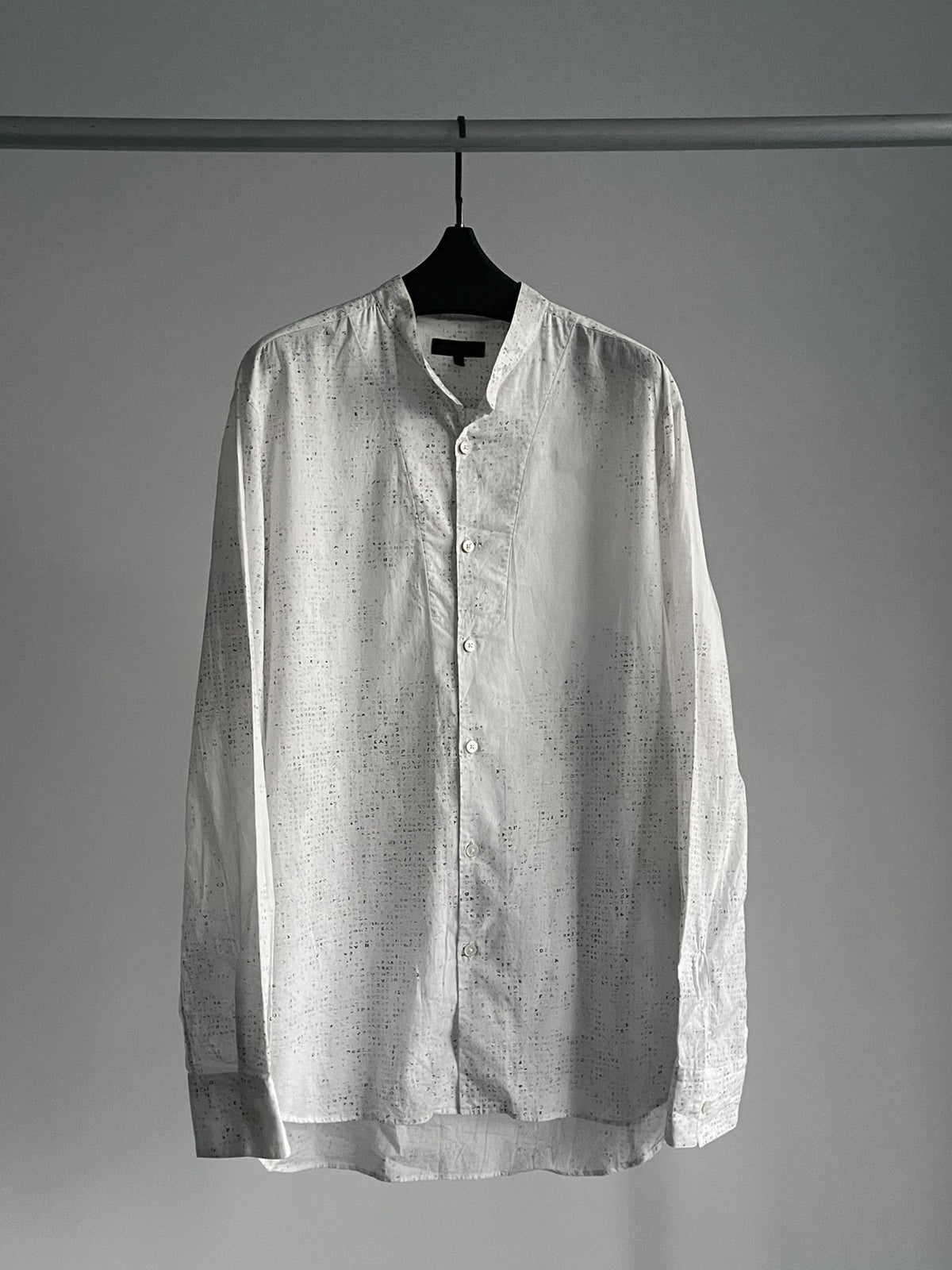 Ann Demeulemeester Matrix Code Shirt