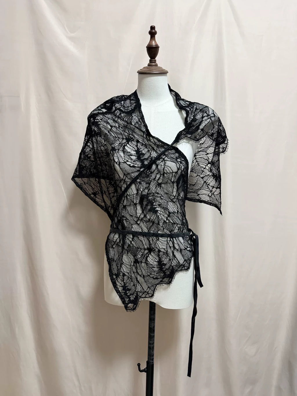 Ann Demeulemeester Lace Cape