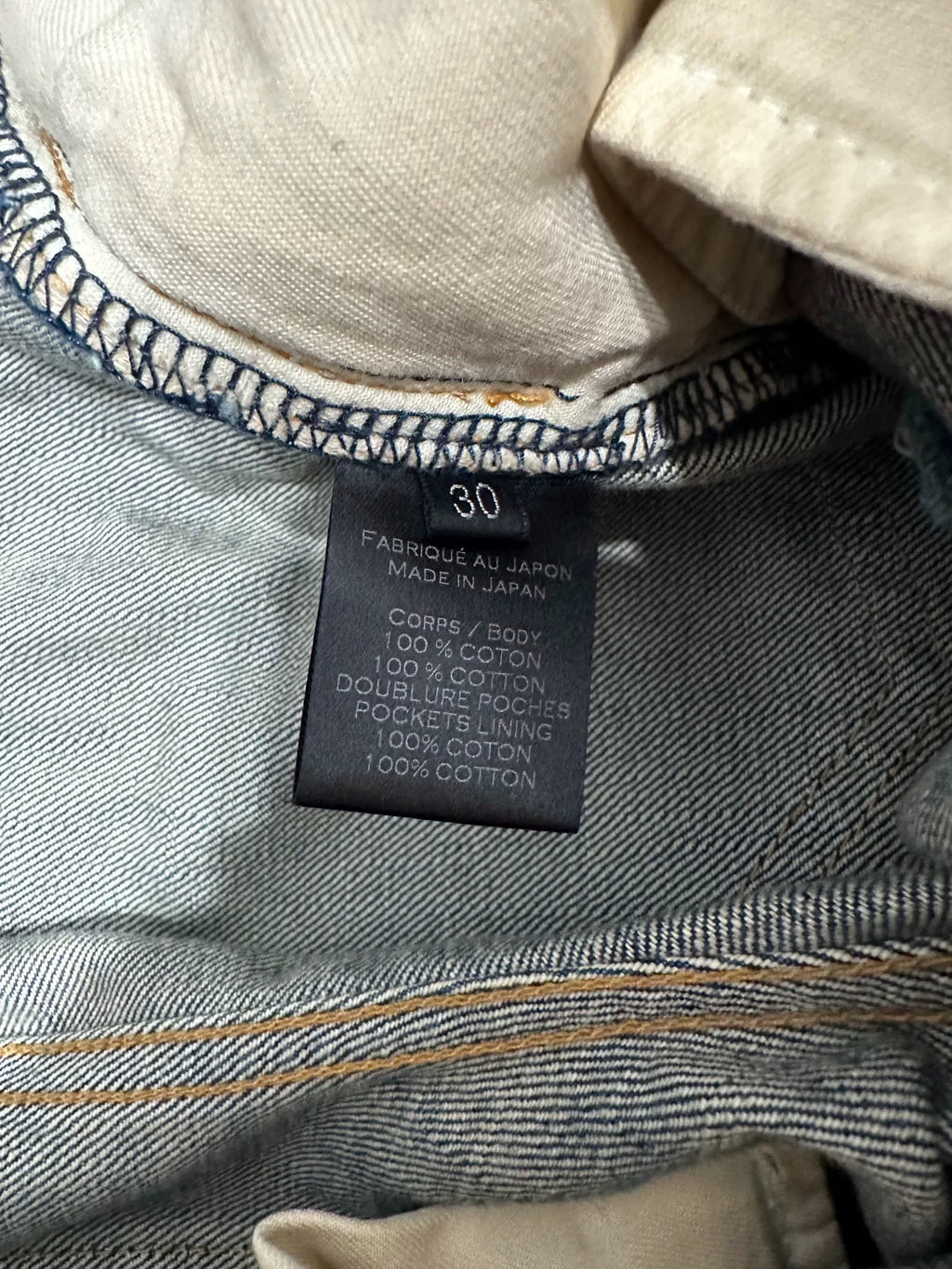 Balmain FW15 Distressed Biker Blue Jeans